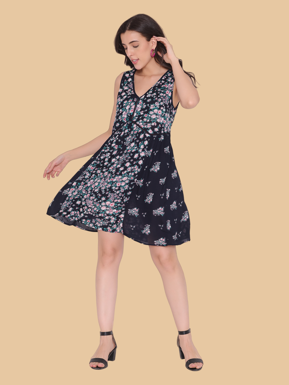 Flawless Women Mini Printed Dress | BLOOM Being Flawless
