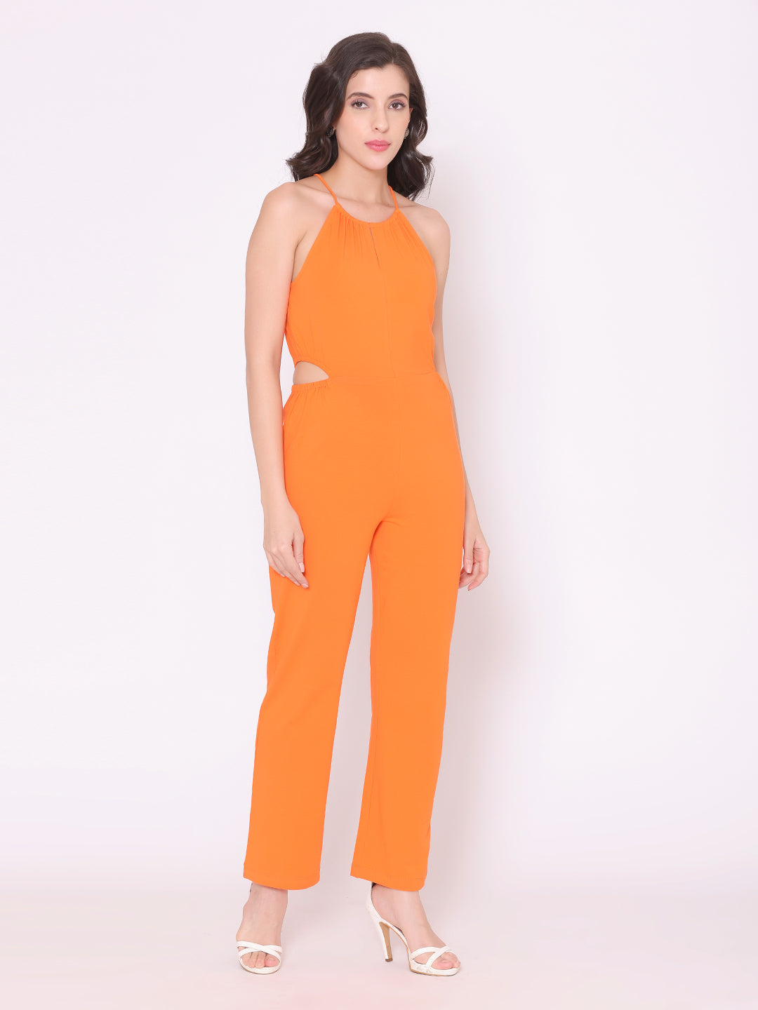 Flawless Women Orange Jumpsuit Being Flawless