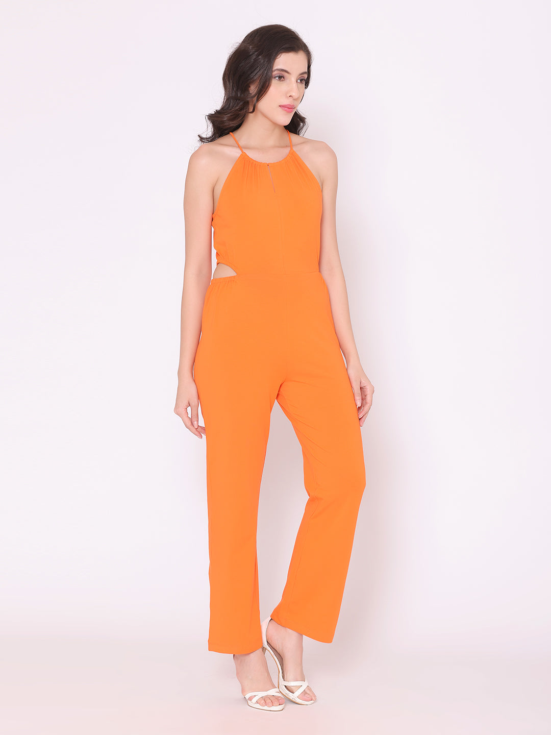 Flawless Women Orange Jumpsuit Being Flawless