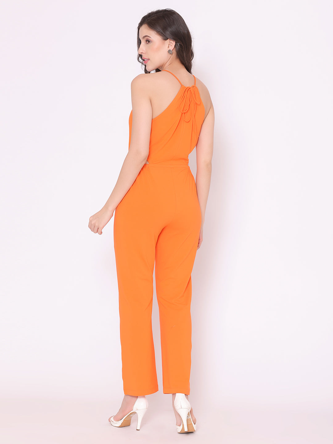 Flawless Women Orange Jumpsuit Being Flawless