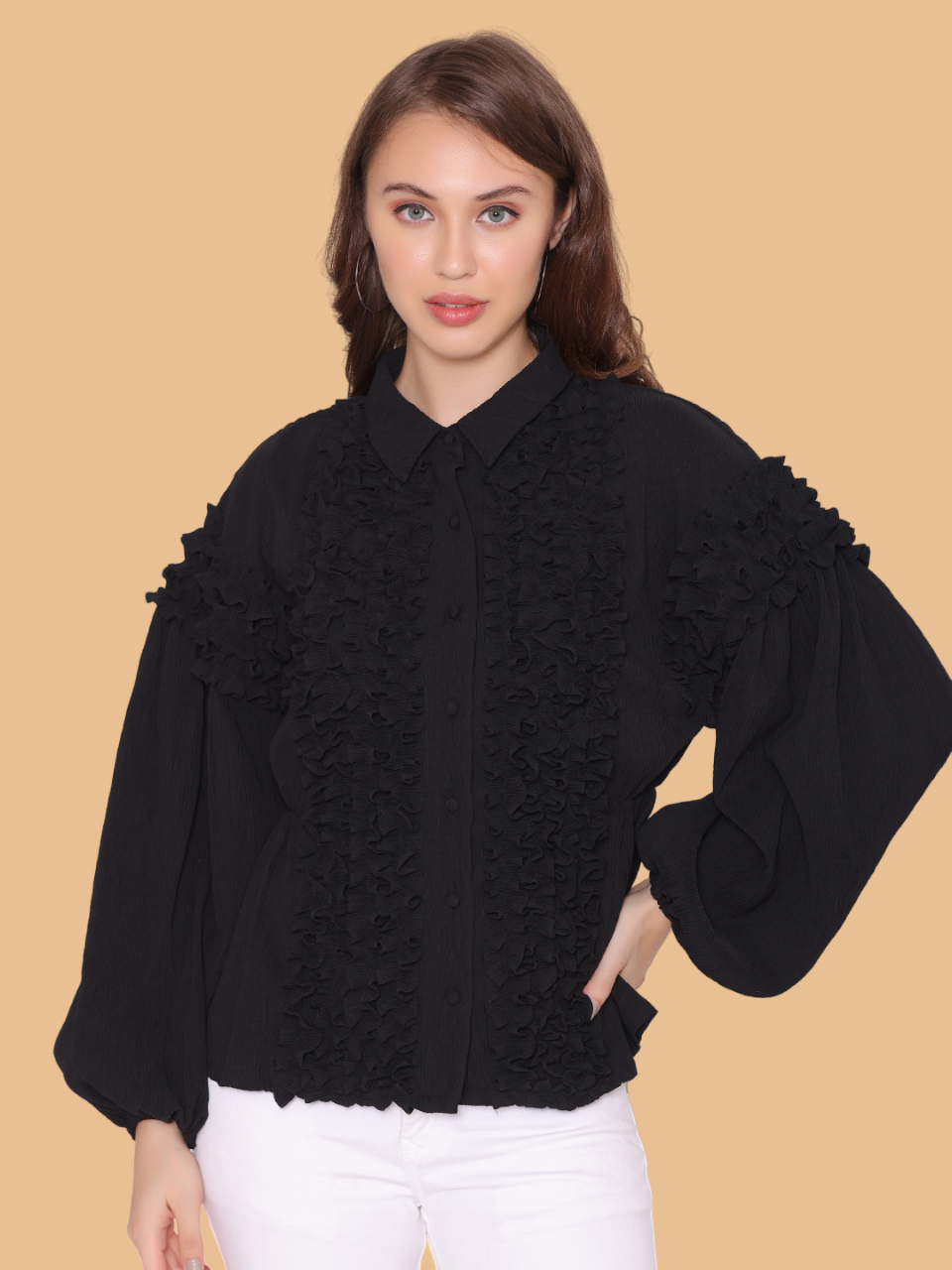 Flawless Women Thrill Ruffle Top | RUFFLE Being Flawless