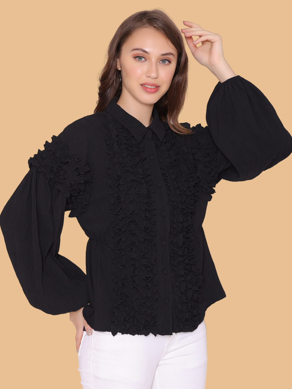 Flawless Women Thrill Ruffle Top | RUFFLE Being Flawless