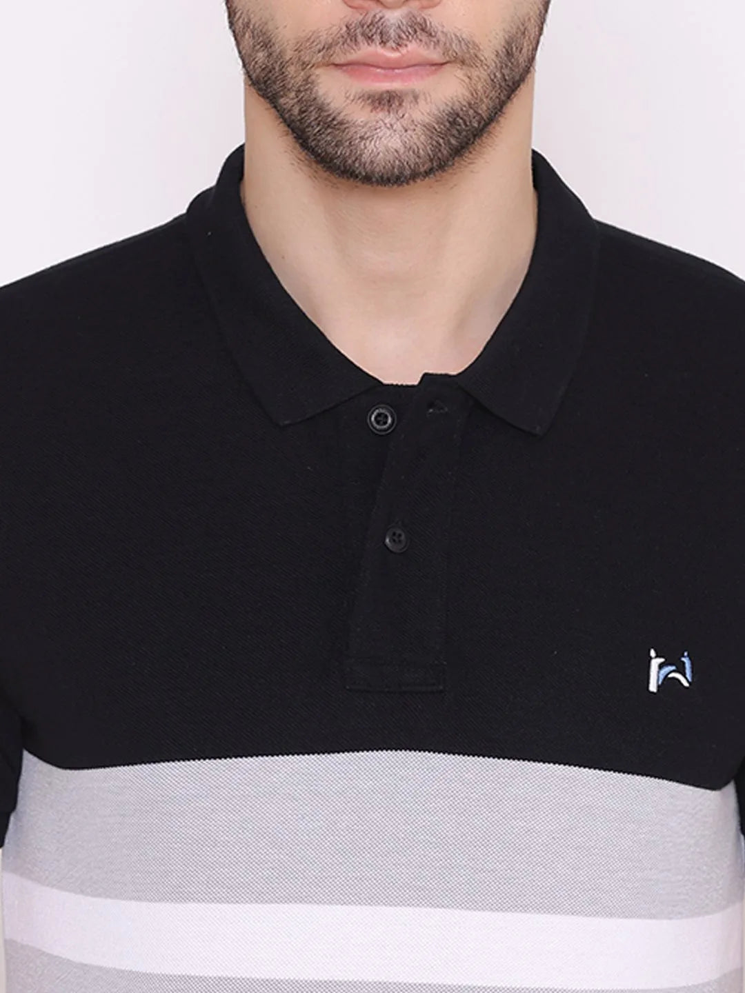 Flawless Men Organic Black Polo T-Shirt | Slate Being Flawless
