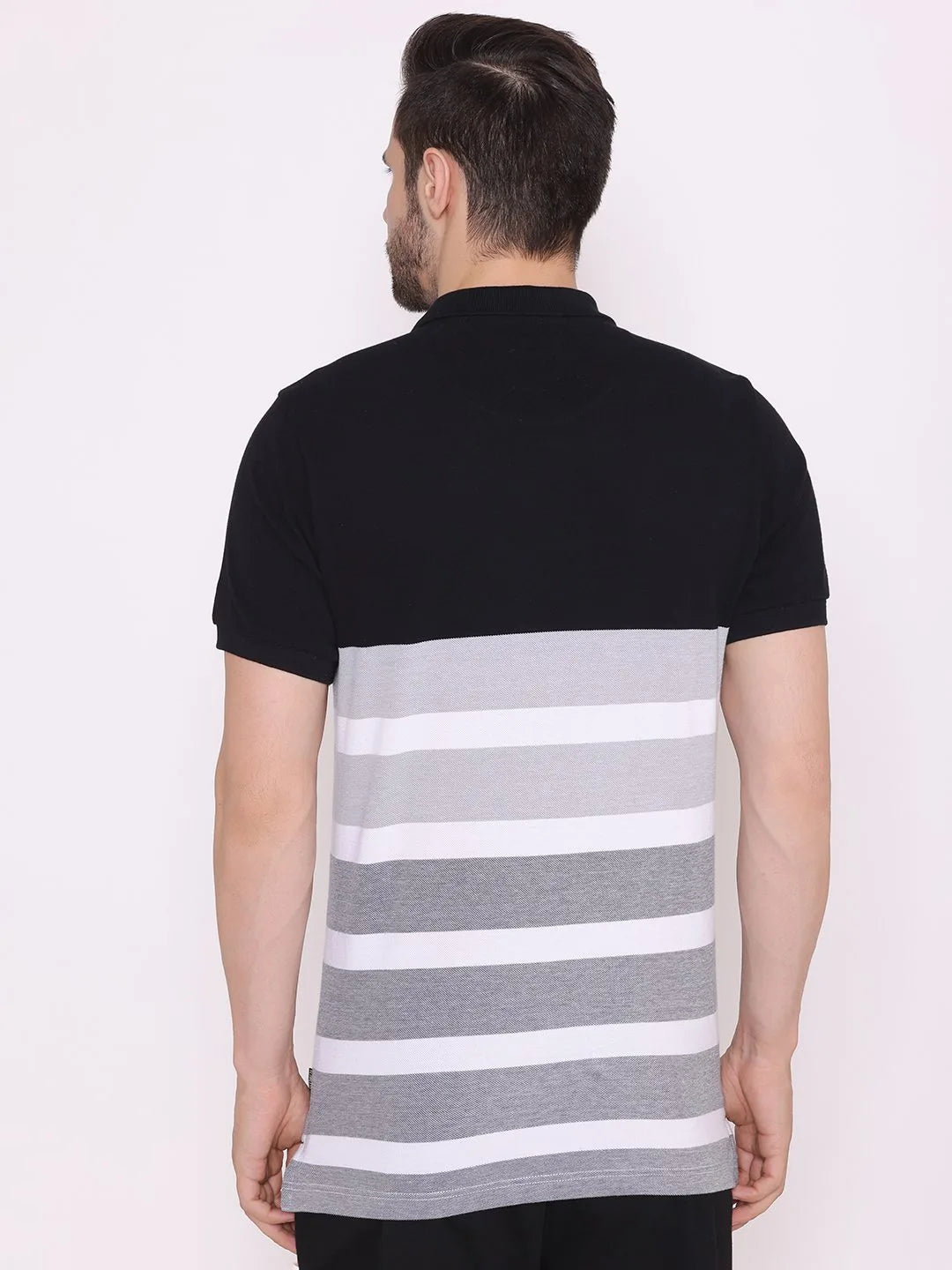 Flawless Men Organic Black Polo T-Shirt | Slate Being Flawless