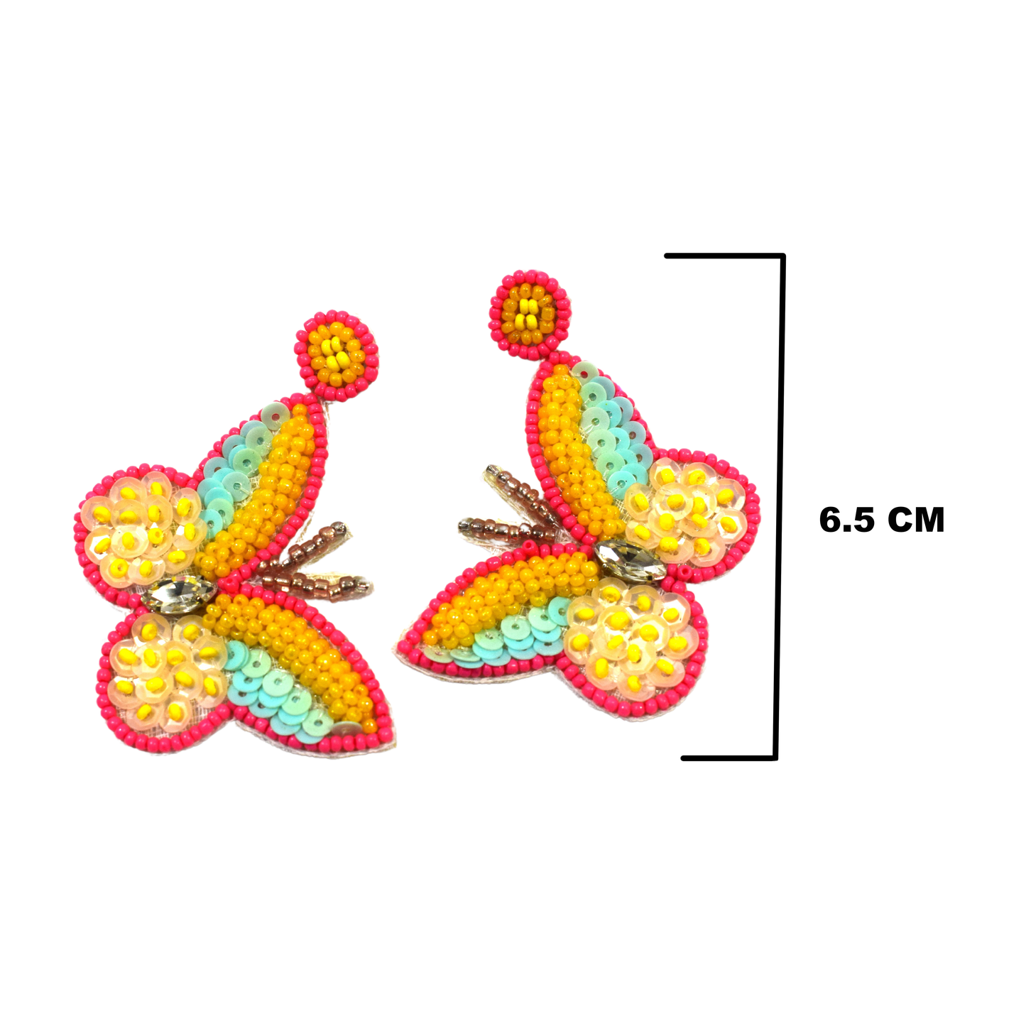 Flawless Handmade Parrot Beaded Earrings For Women & Girls Being Flawless