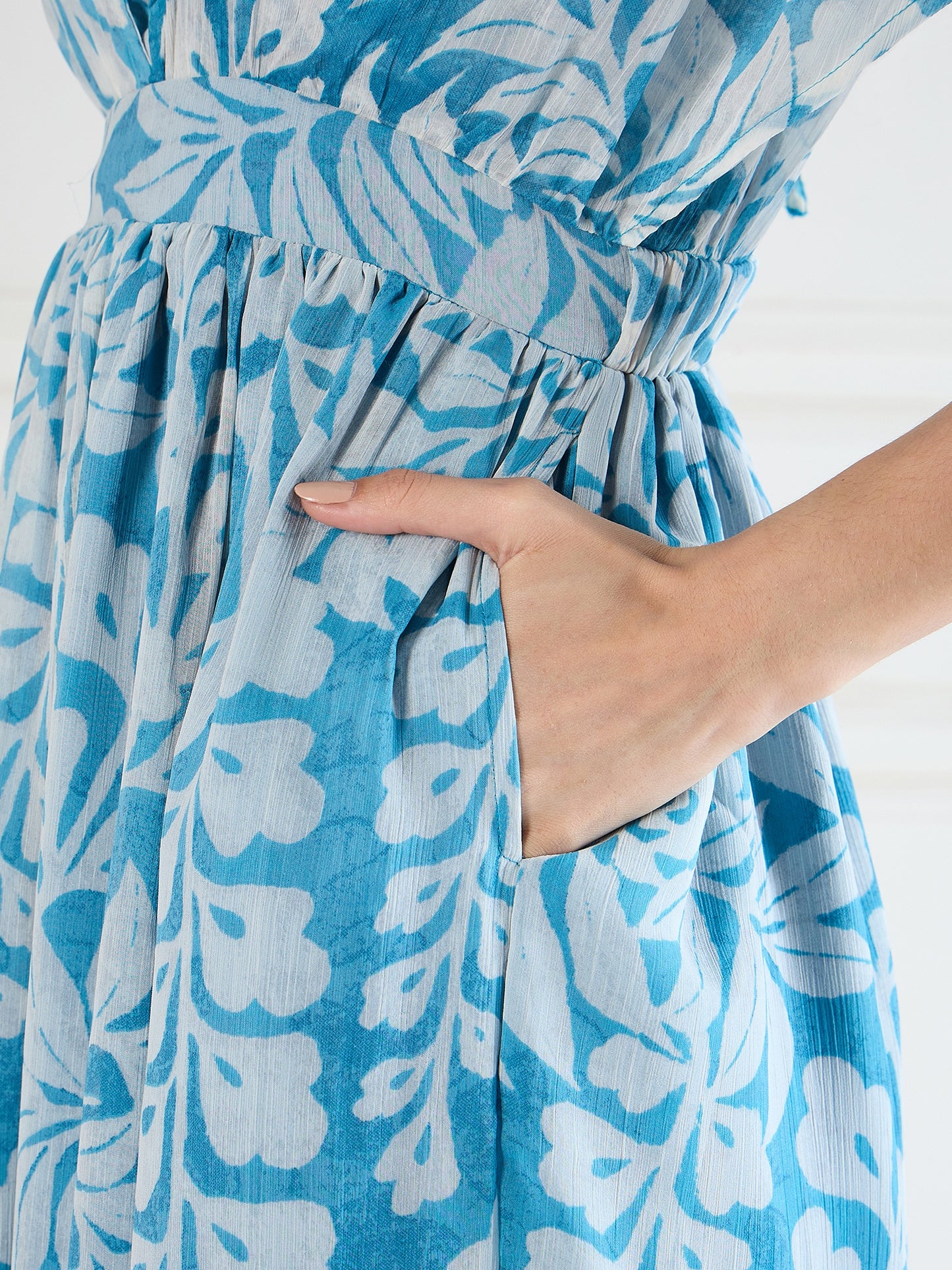 Flawless Trendy Fit And Flare Maxi Dress For Women | MARIGOLD