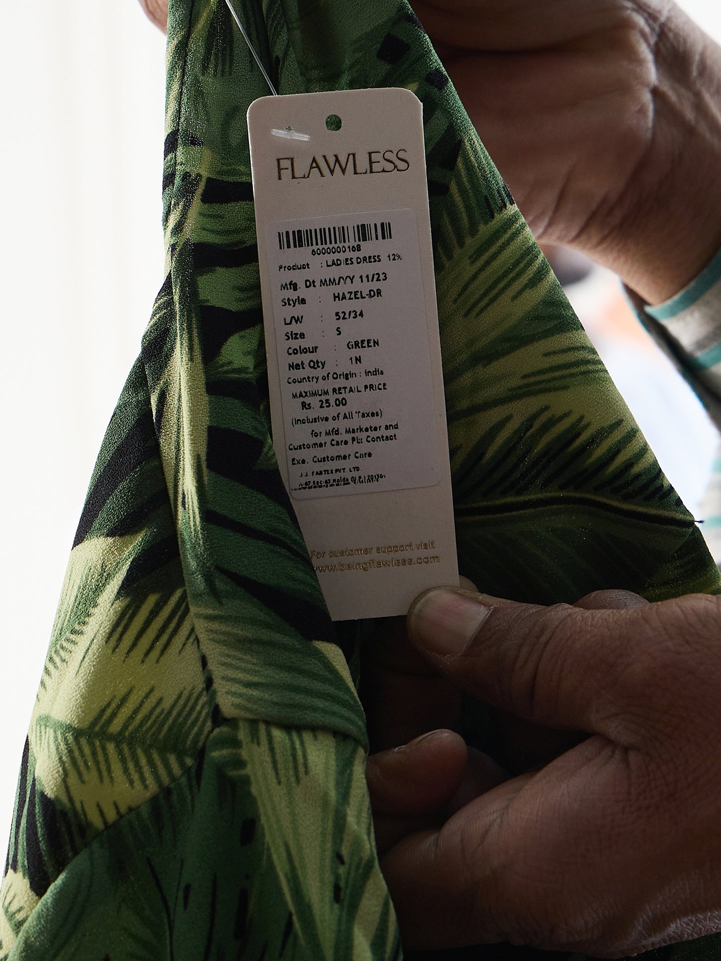 Flawless Women Party Wear Green Cut-Out Dress | HAZEL
