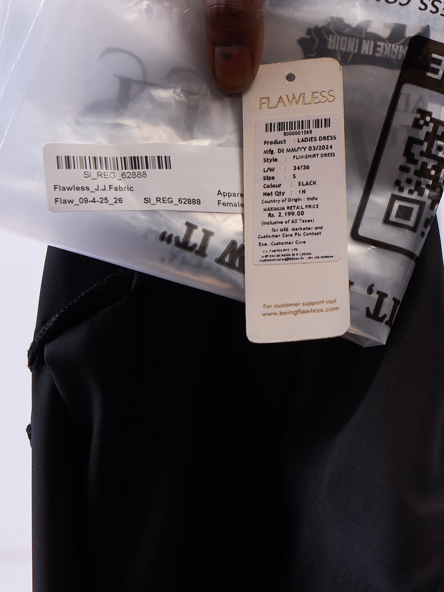 WOMEN BLACK SHIRT DRESS Being Flawless