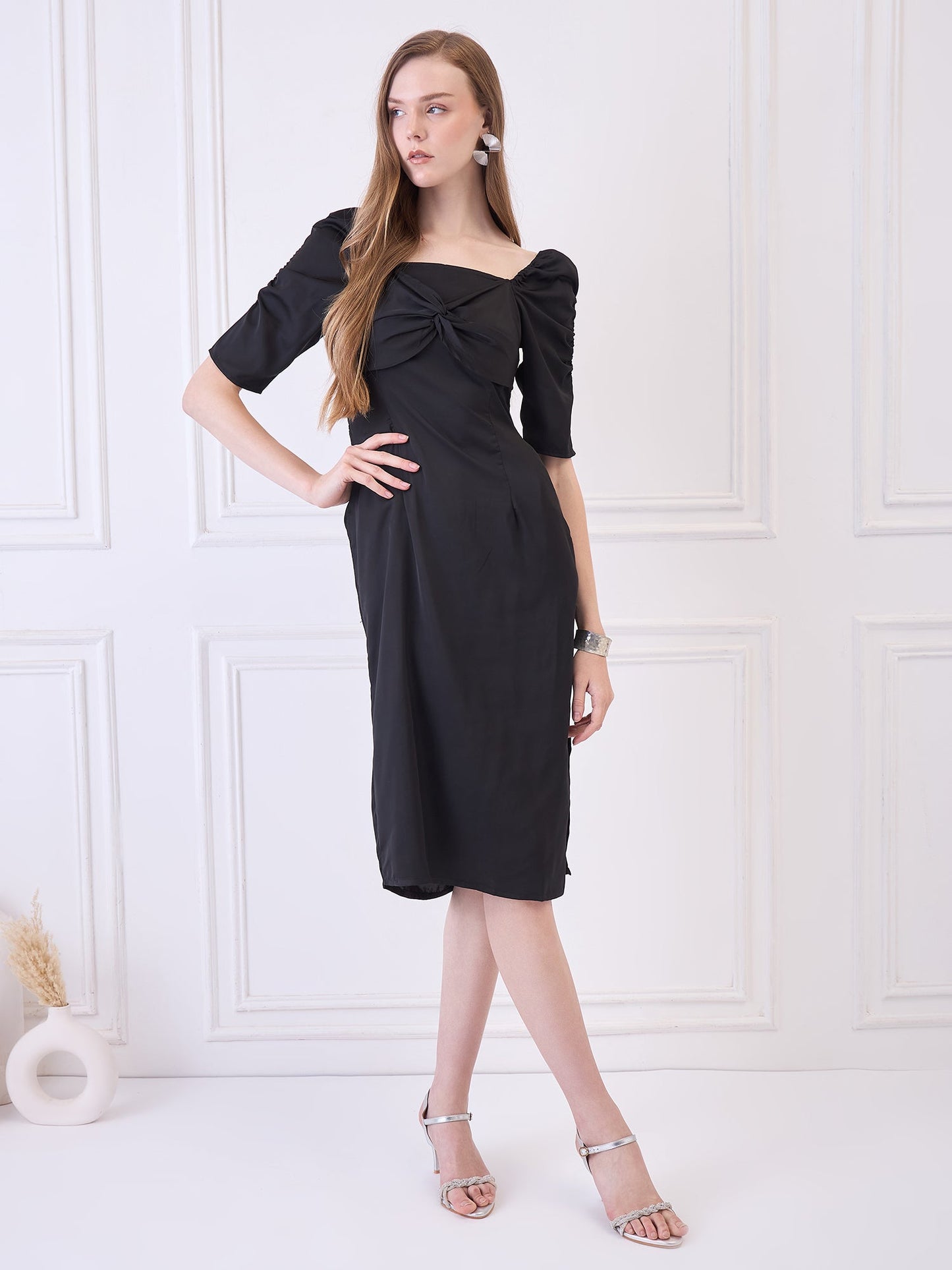 Flawless Latest Women's A-Line Party With Side Slit Dress | ALICE Being Flawless