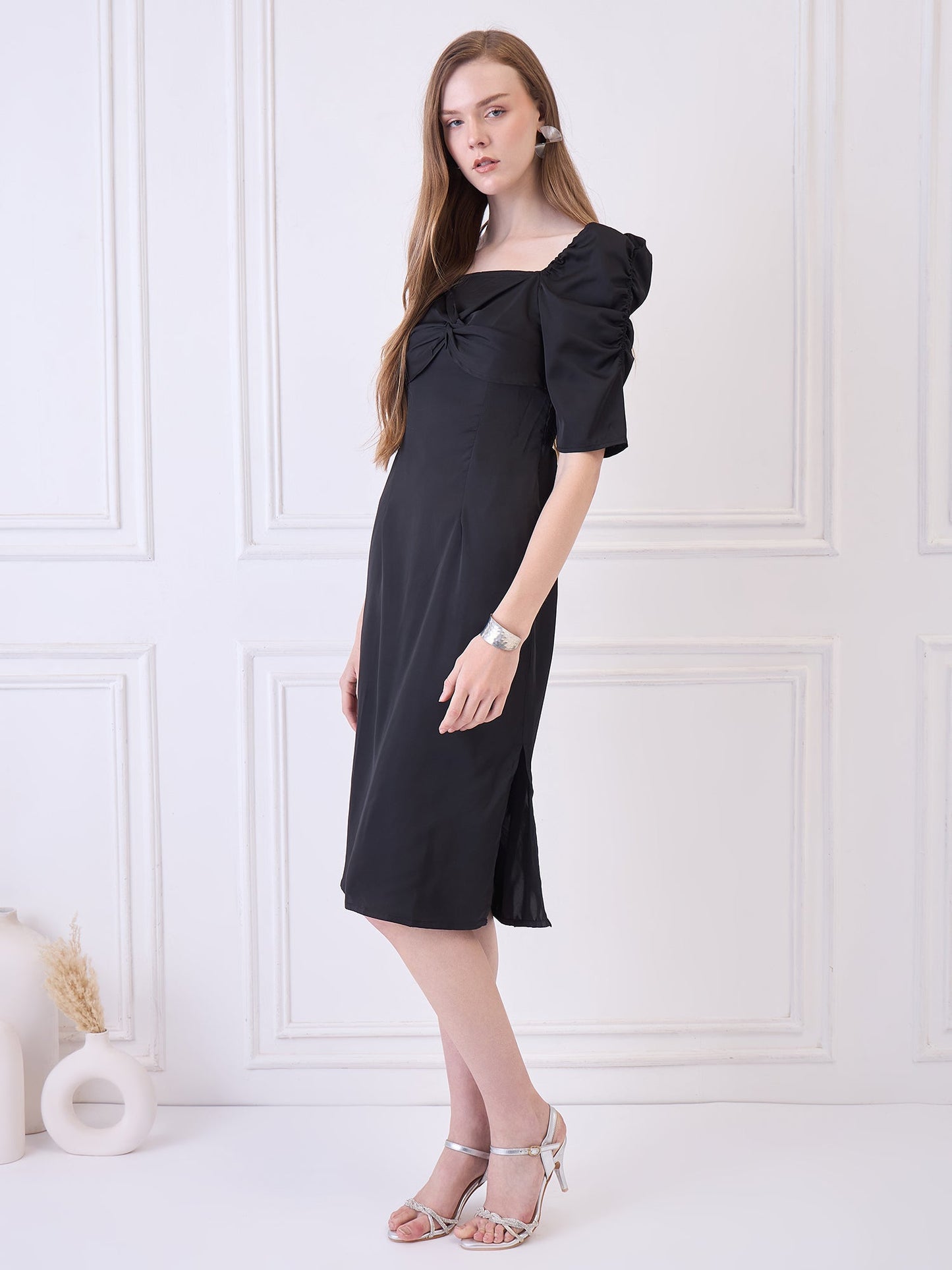 Flawless Latest Women's A-Line Party With Side Slit Dress | ALICE Being Flawless