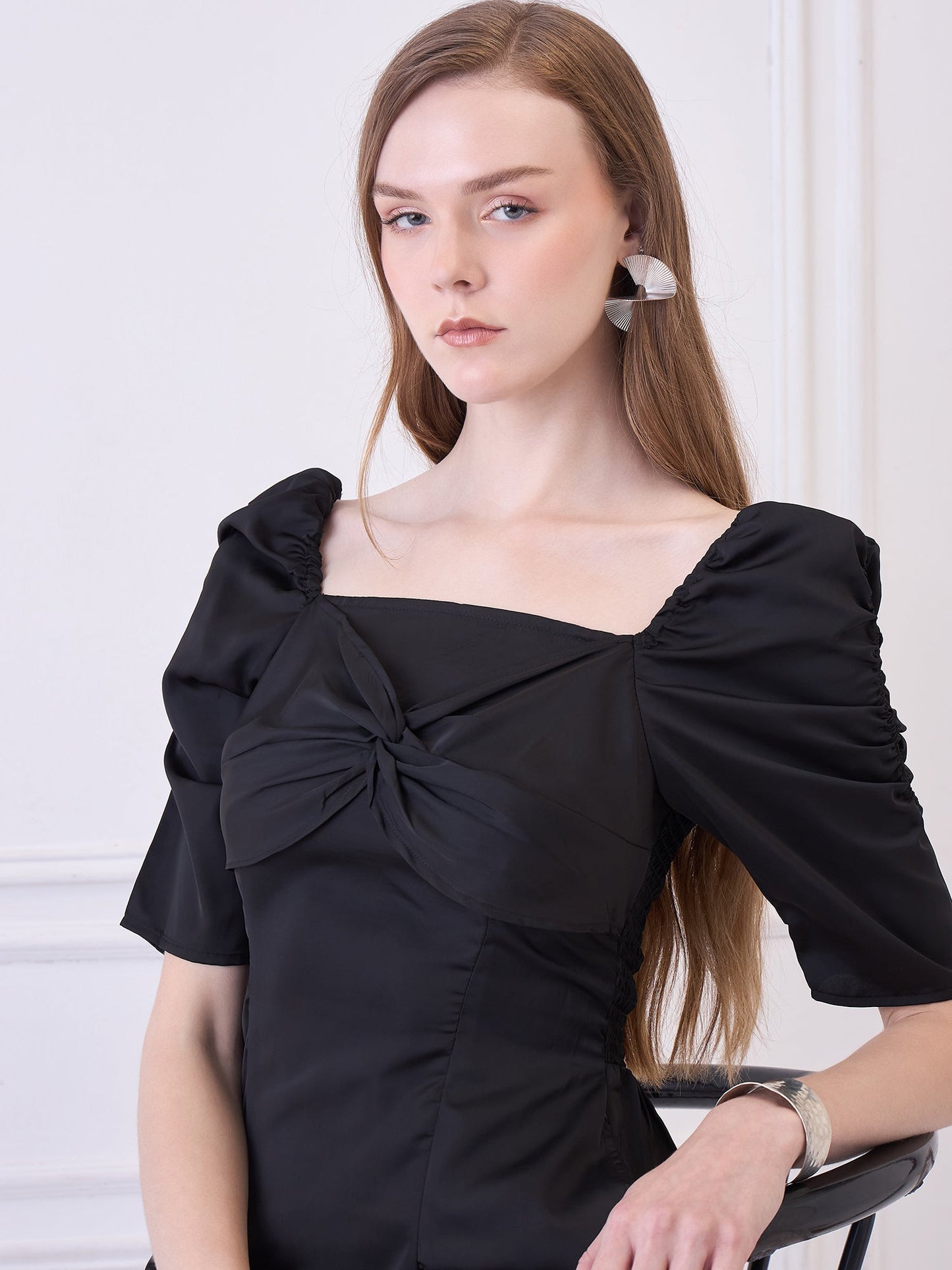 Flawless Latest Women's A-Line Party With Side Slit Dress | ALICE Being Flawless