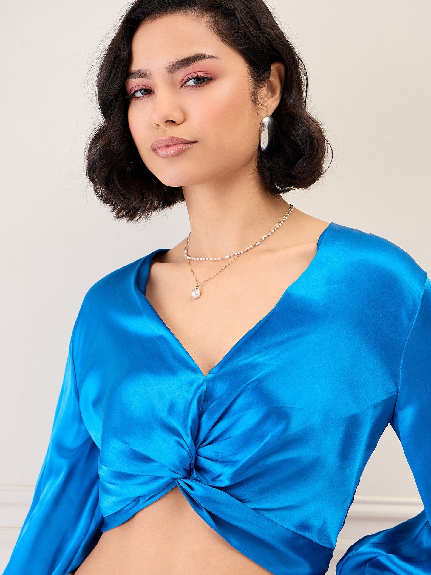 Royal Blue Saturn Top for Women Being Flawless