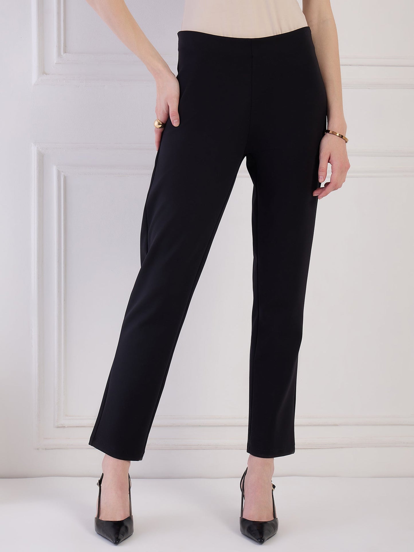 Black Imported Lycra Pant Being Flawless