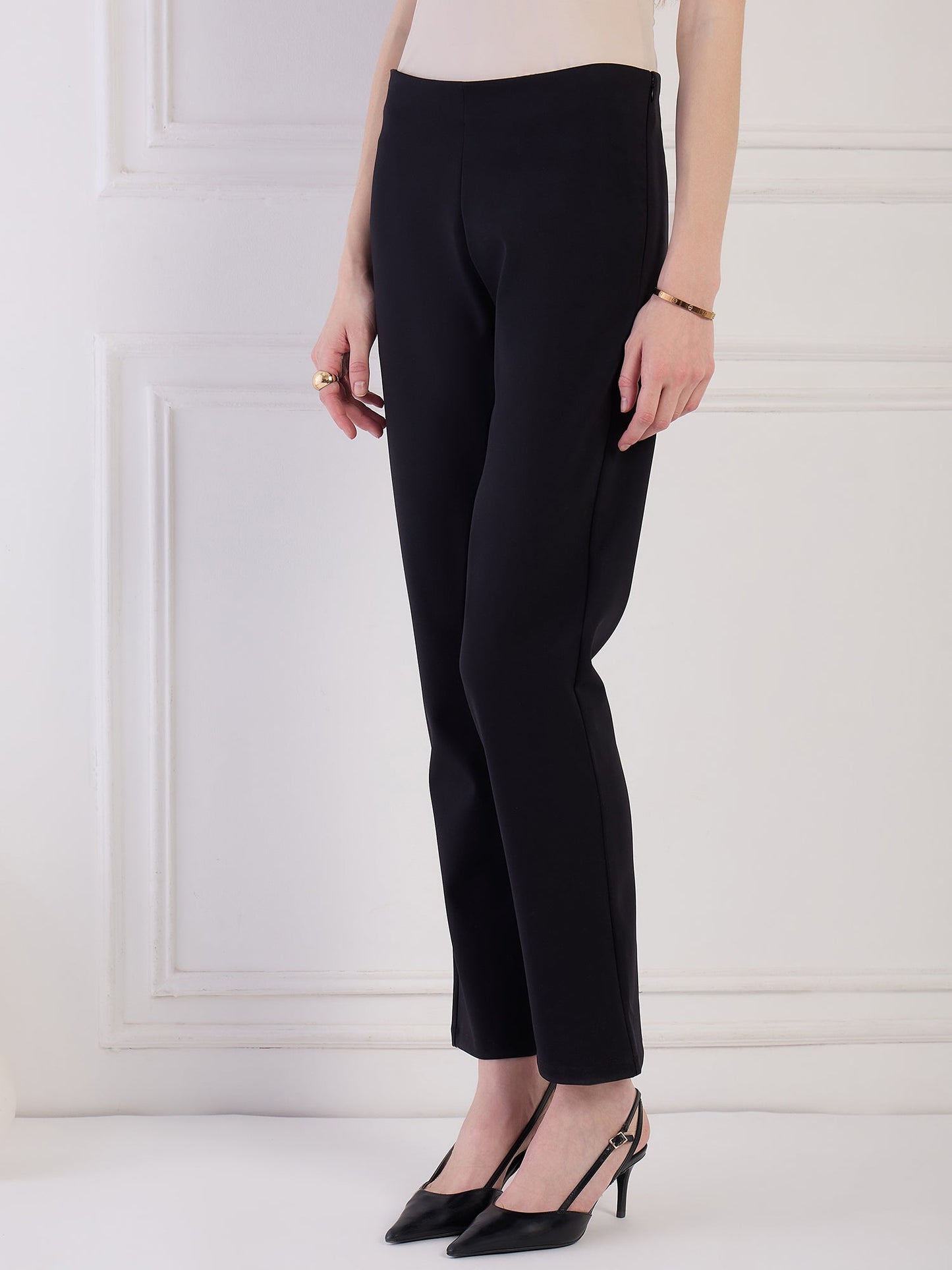 Black Imported Lycra Pant Being Flawless