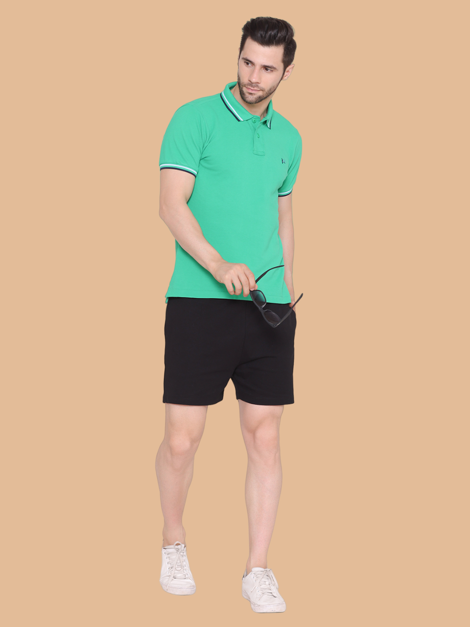 Flawless Men Organic Cotton Polo T-Shirt Being Flawless