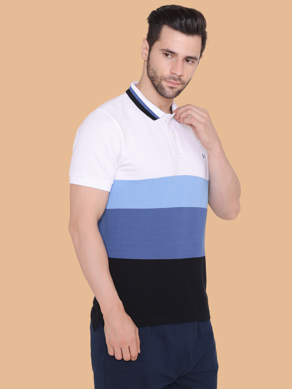 Flawless Organic Orient Men Polo T-Shirt | OCEAN Being Flawless