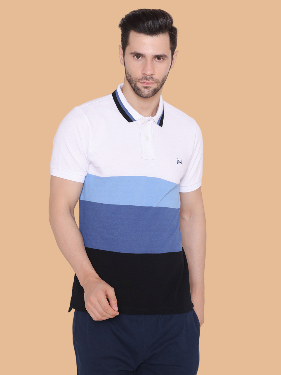 Flawless Organic Orient Men Polo T-Shirt | OCEAN Being Flawless