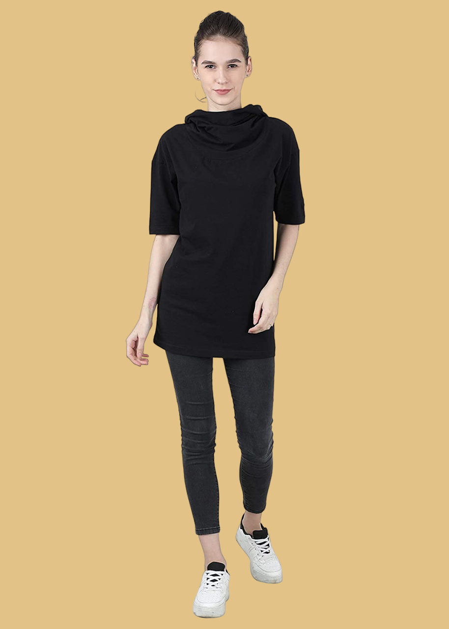 Flawless Women Casual Black Hoodie Being Flawless
