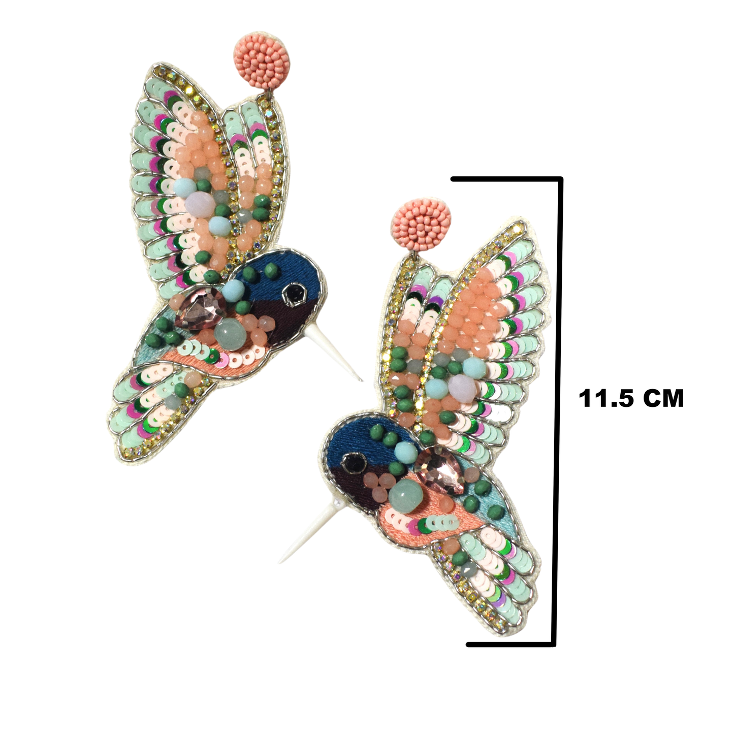 Flawless Handmade Beaded Bird Earrings For Women & Girls Being Flawless