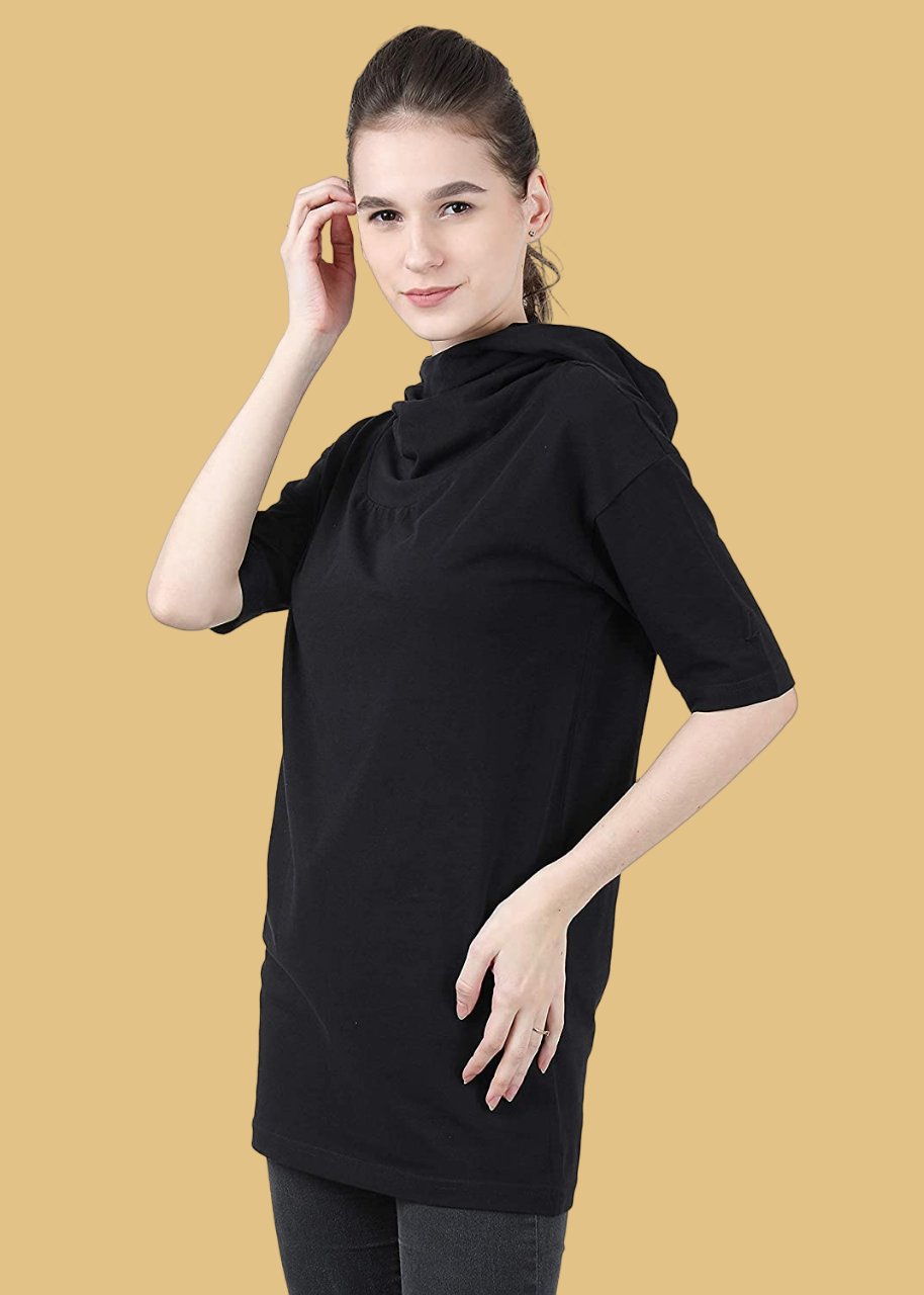 Flawless Women Casual Black Hoodie Being Flawless