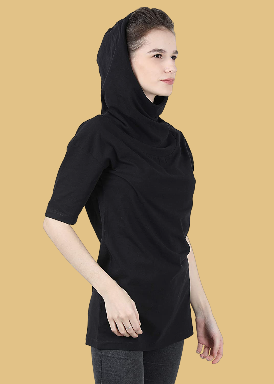 Flawless Women Casual Black Hoodie Being Flawless