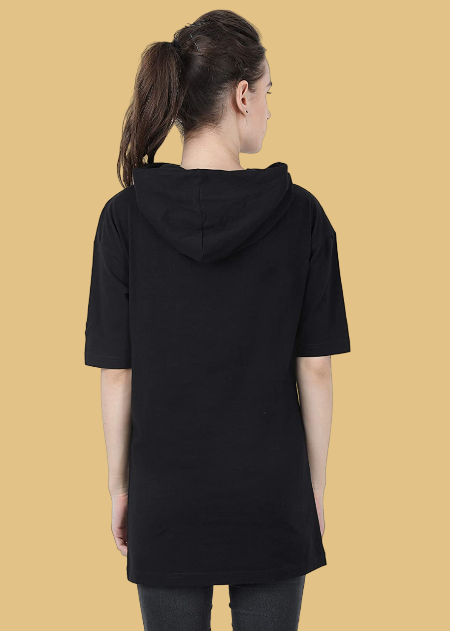 Flawless Women Casual Black Hoodie Being Flawless