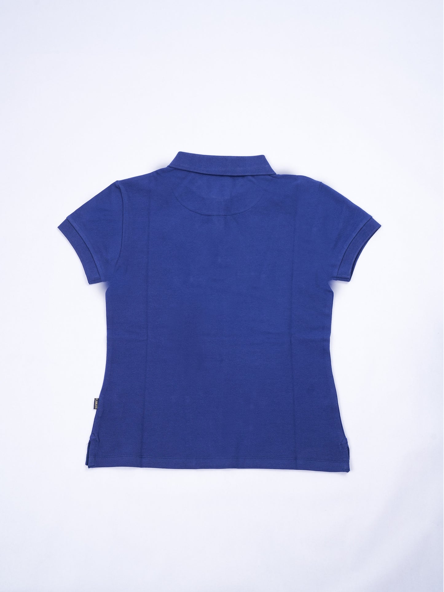 Flawless Women Organic Navy Polo T-Shirt Being Flawless