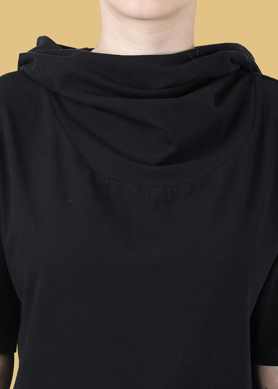 Flawless Women Casual Black Hoodie Being Flawless