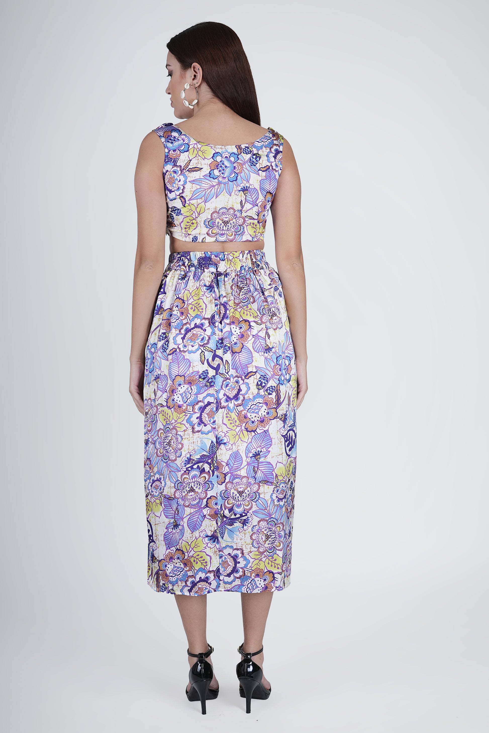 Flawless Women's Indo-Western Co-Ord Set in Satin | GRACE Being Flawless