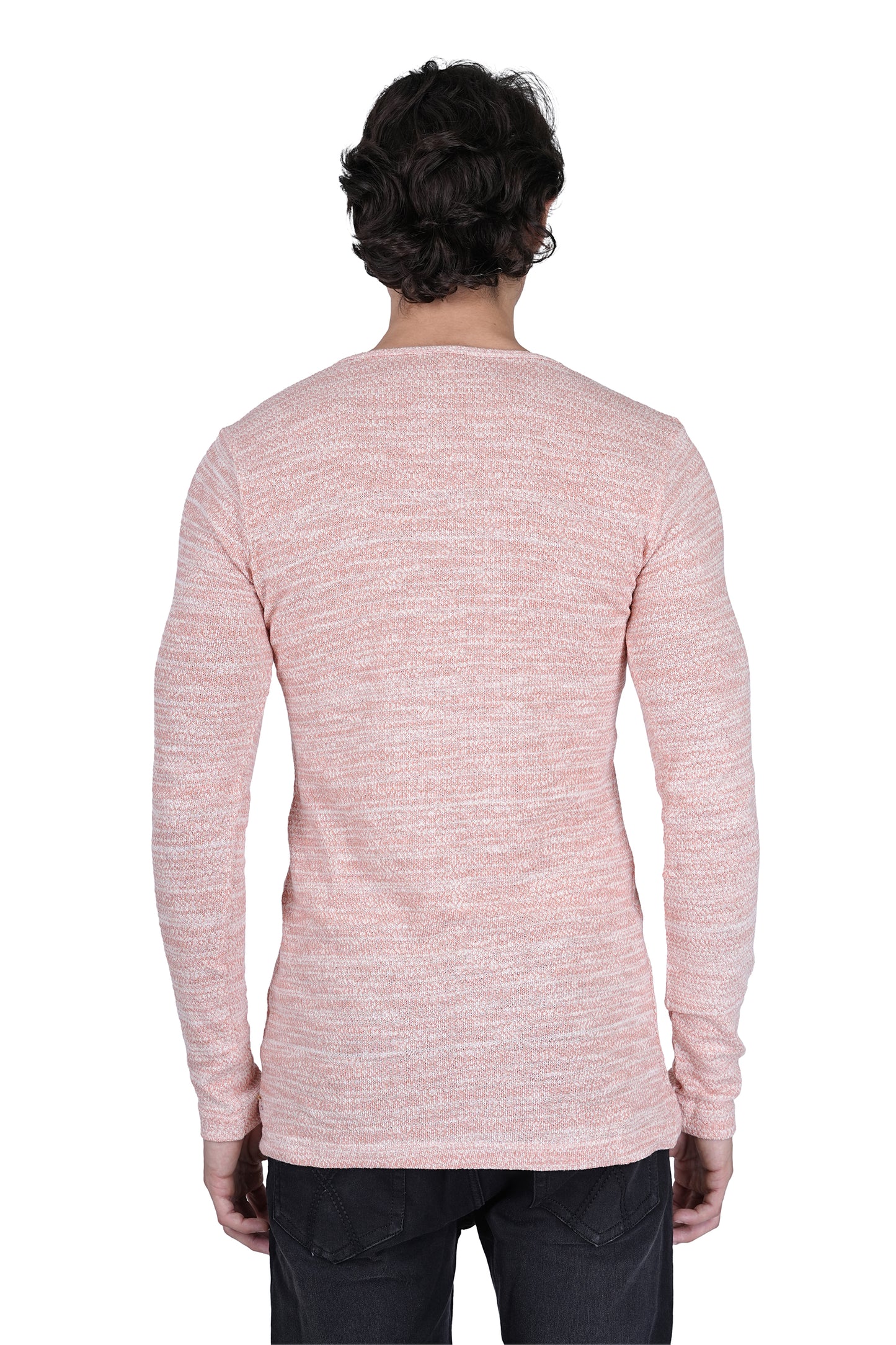 FLAWLESS MEN WINTER PEACH KNITTED T-SHIRT Being Flawless