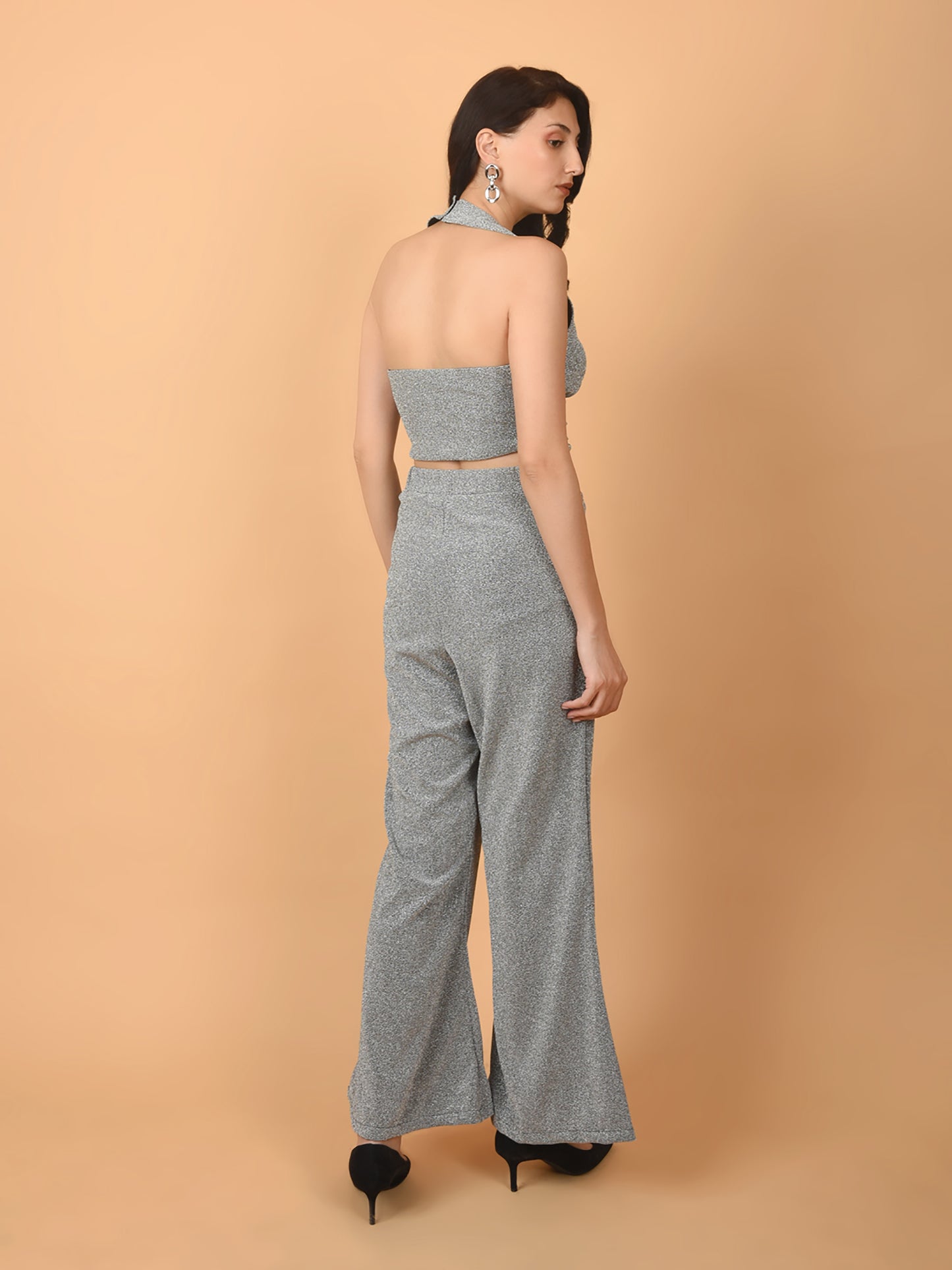 Flawless Women Stylish Silver Co-ord Set | DISC Being Flawless