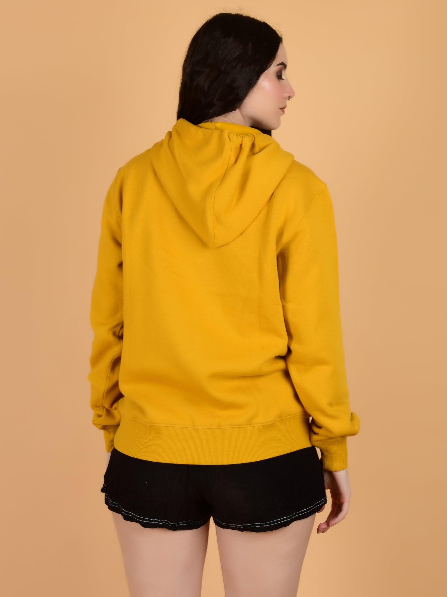 Flawless Unisex Winter Yellow Hoodie Being Flawless