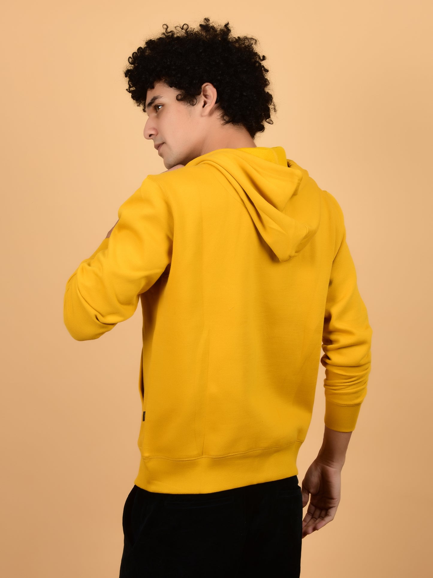 Flawless Trendy Men Mustard Hoodie Being Flawless