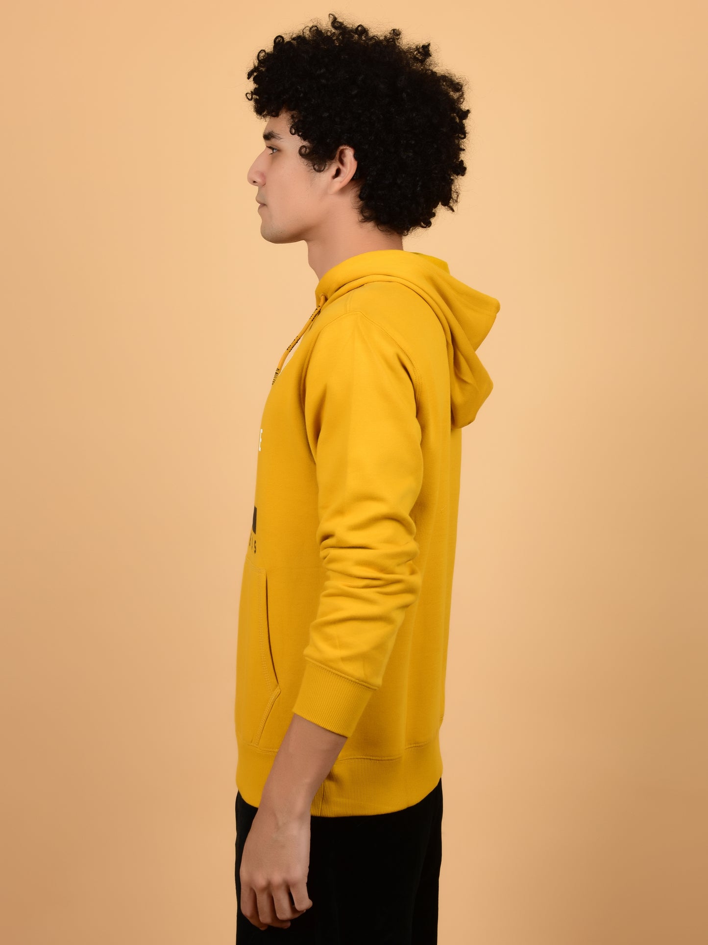 Flawless Trendy Men Mustard Hoodie Being Flawless