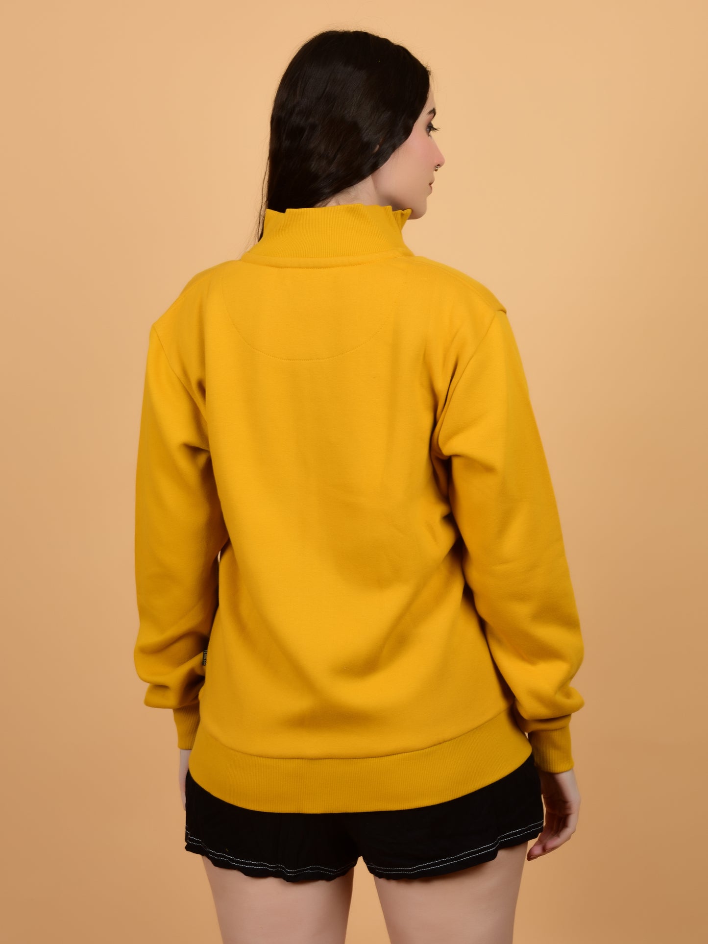 Flawless women Trendy Zipper Sweatshirt Being Flawless