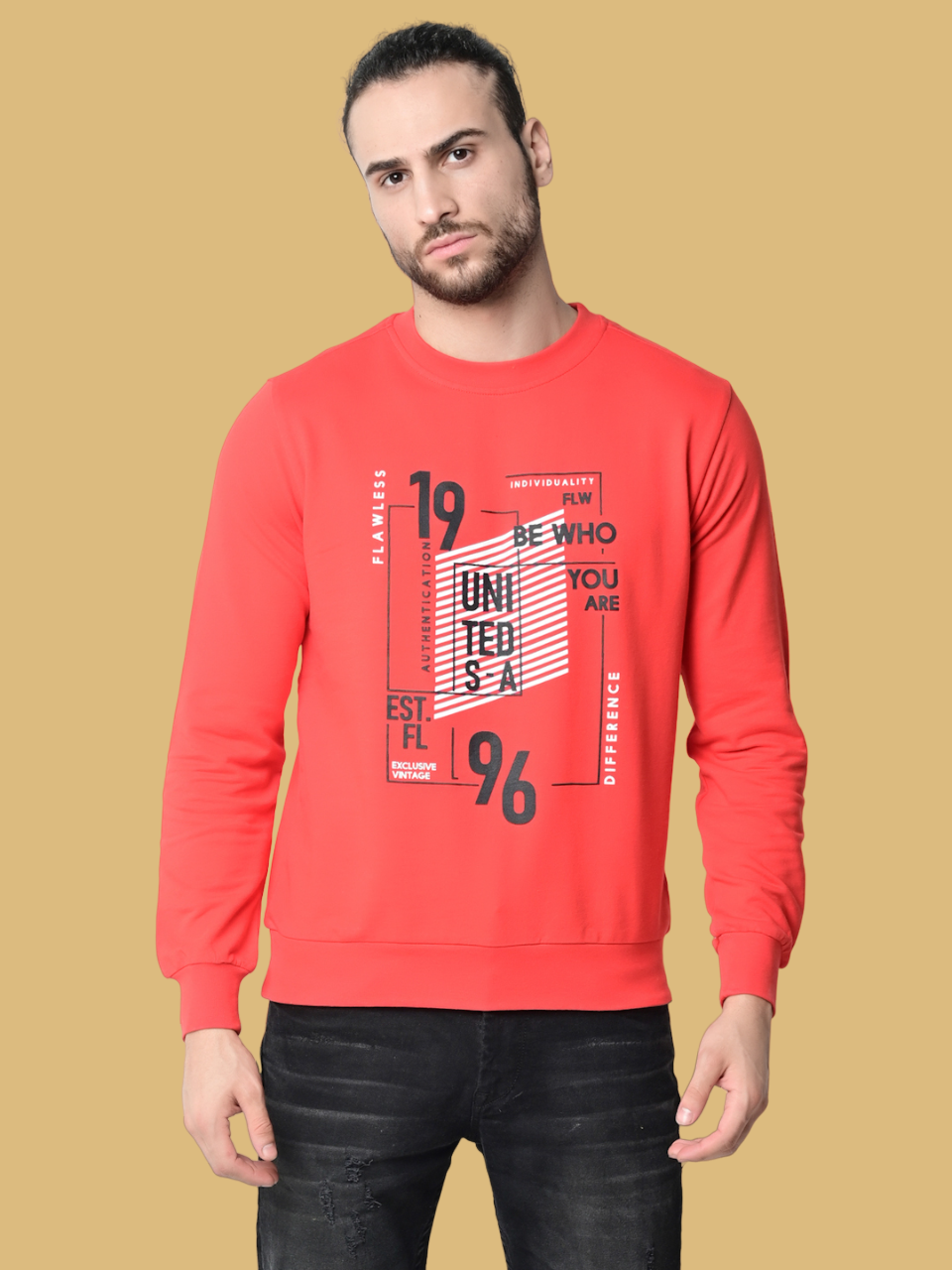 Flawless Men United Sociable Sweatshirt Being Flawless
