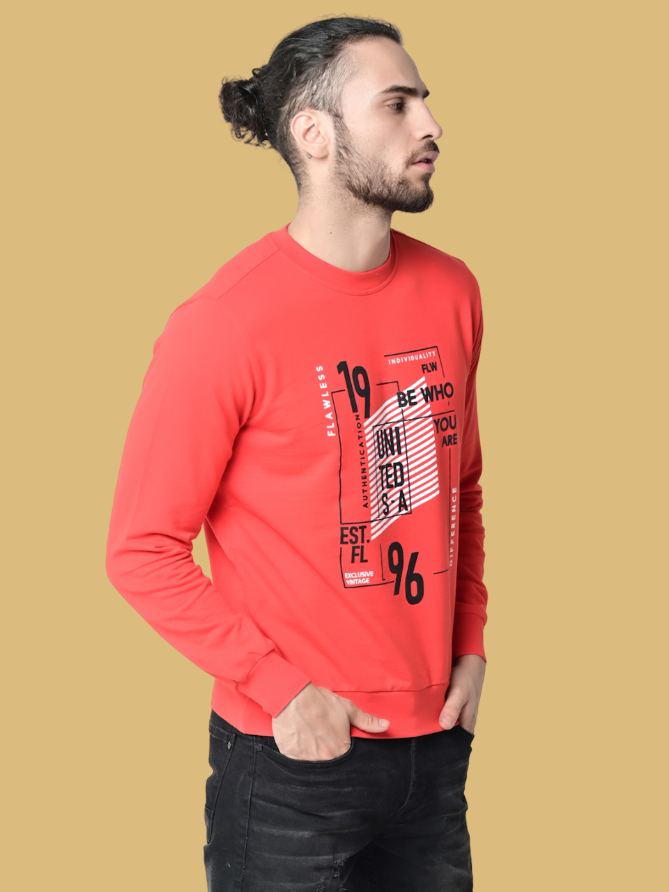 Flawless Men United Sociable Sweatshirt Being Flawless