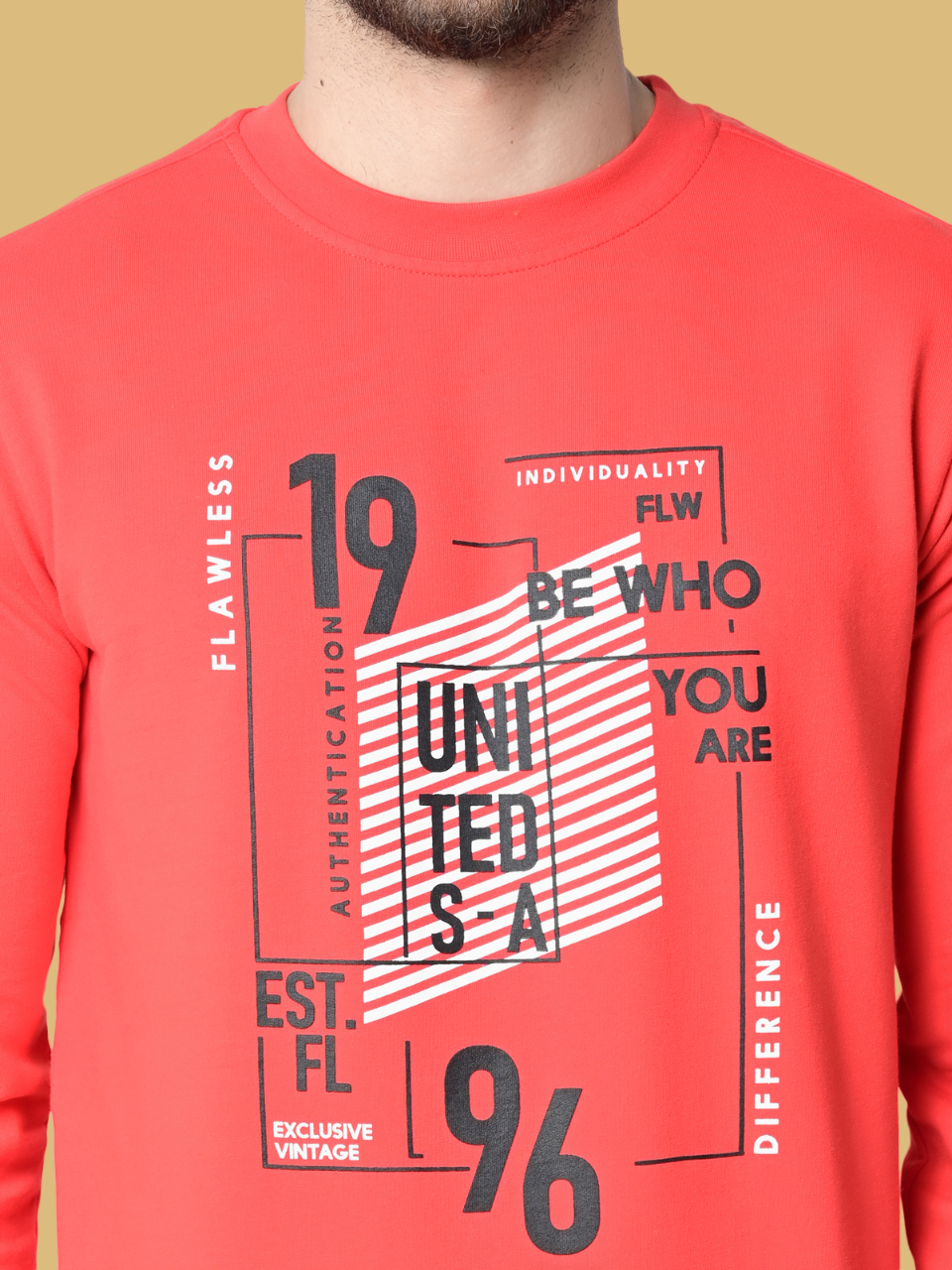 Flawless Men United Sociable Sweatshirt Being Flawless