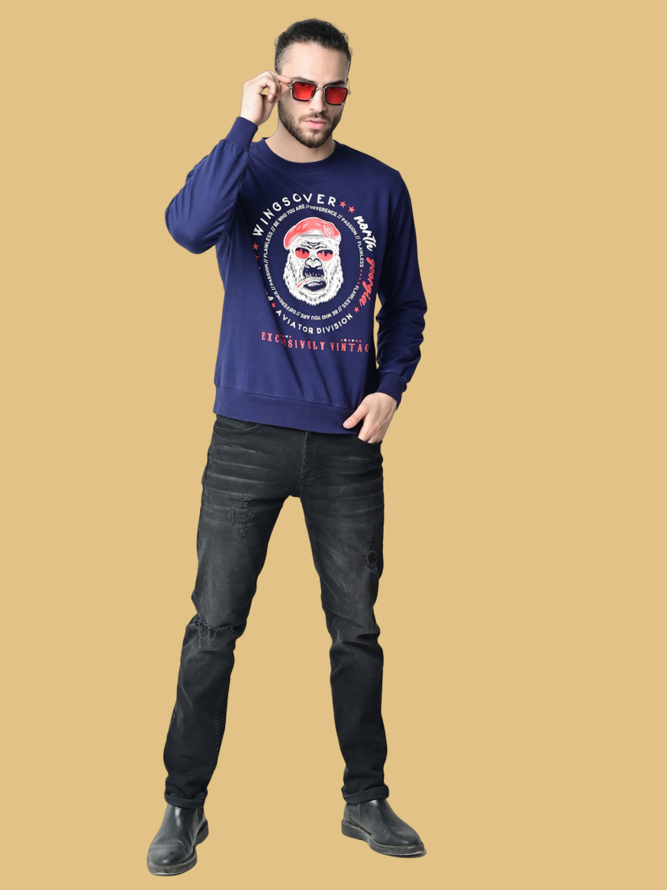 Flawless Men Wingsover Spark Sweatshirt Being Flawless
