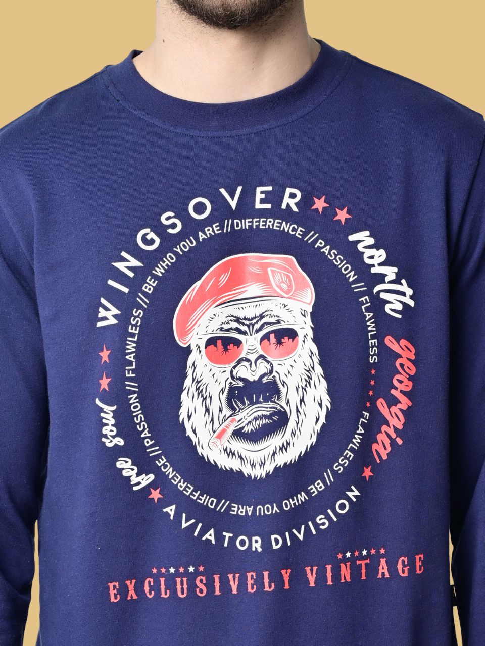 Flawless Men Wingsover Spark Sweatshirt Being Flawless