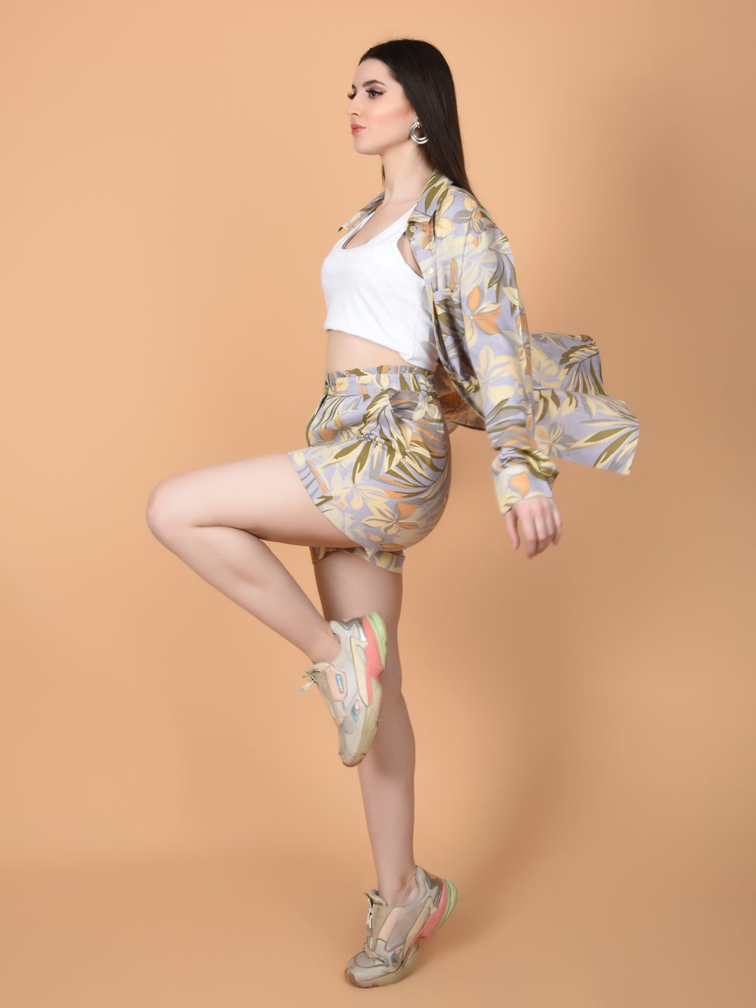 Women Floral Printed Co-ords Set-Alex Being Flawless