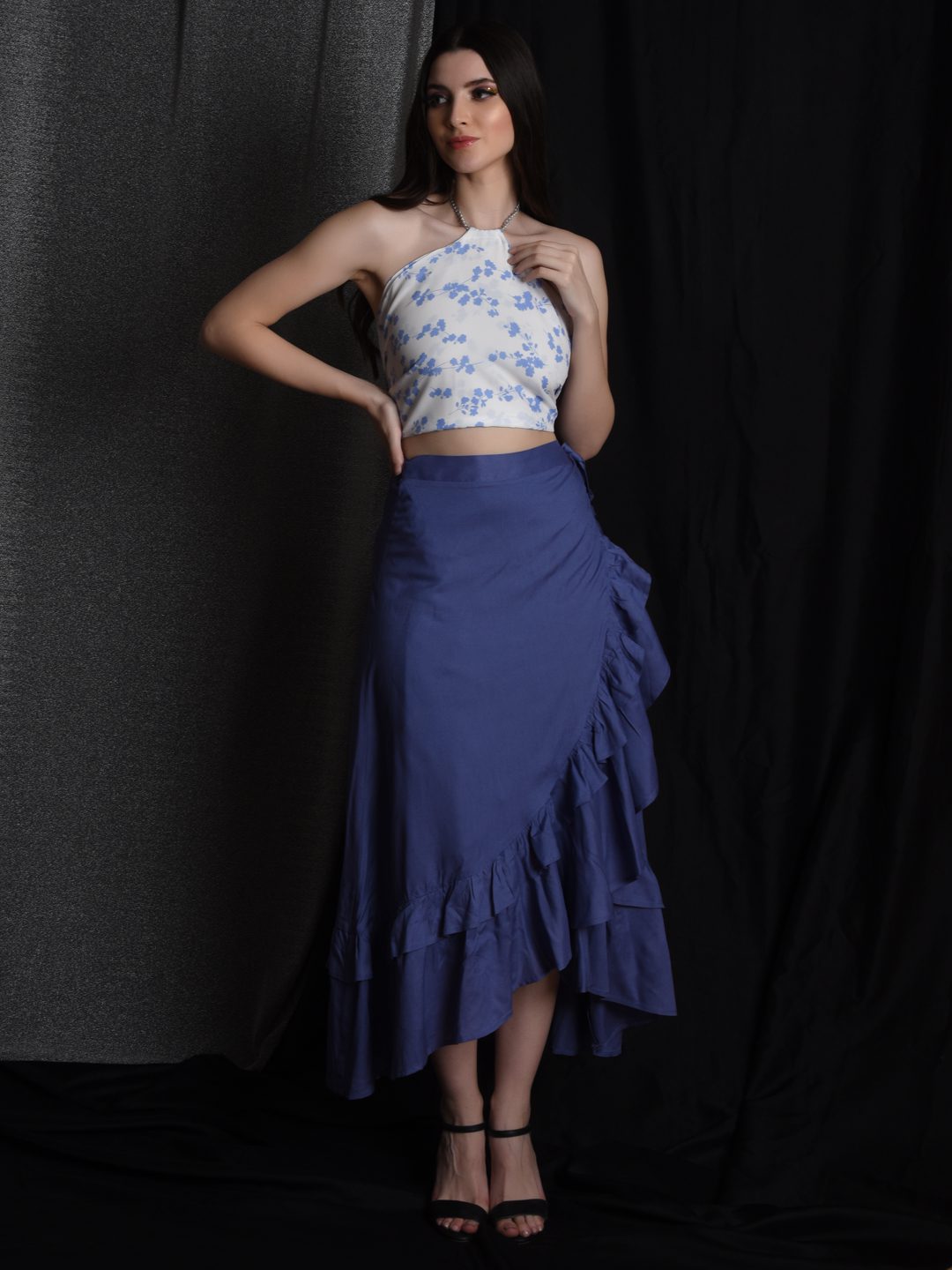 Flawless Women's Lavender Wrap Around Tie Knot Skirt - Stylish and Versatile Fashion Being Flawless