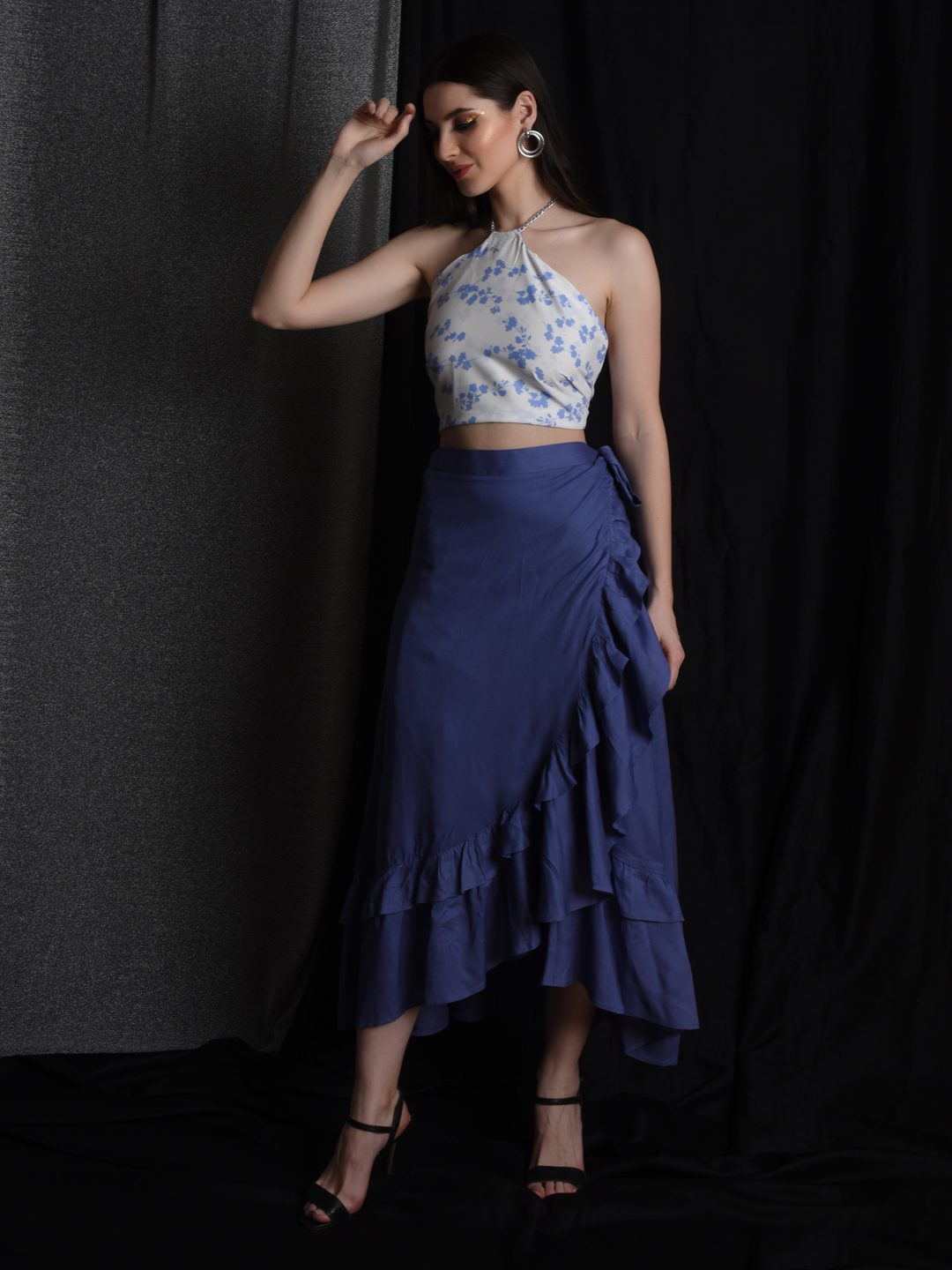 Flawless Women's Lavender Wrap Around Tie Knot Skirt - Stylish and Versatile Fashion Being Flawless