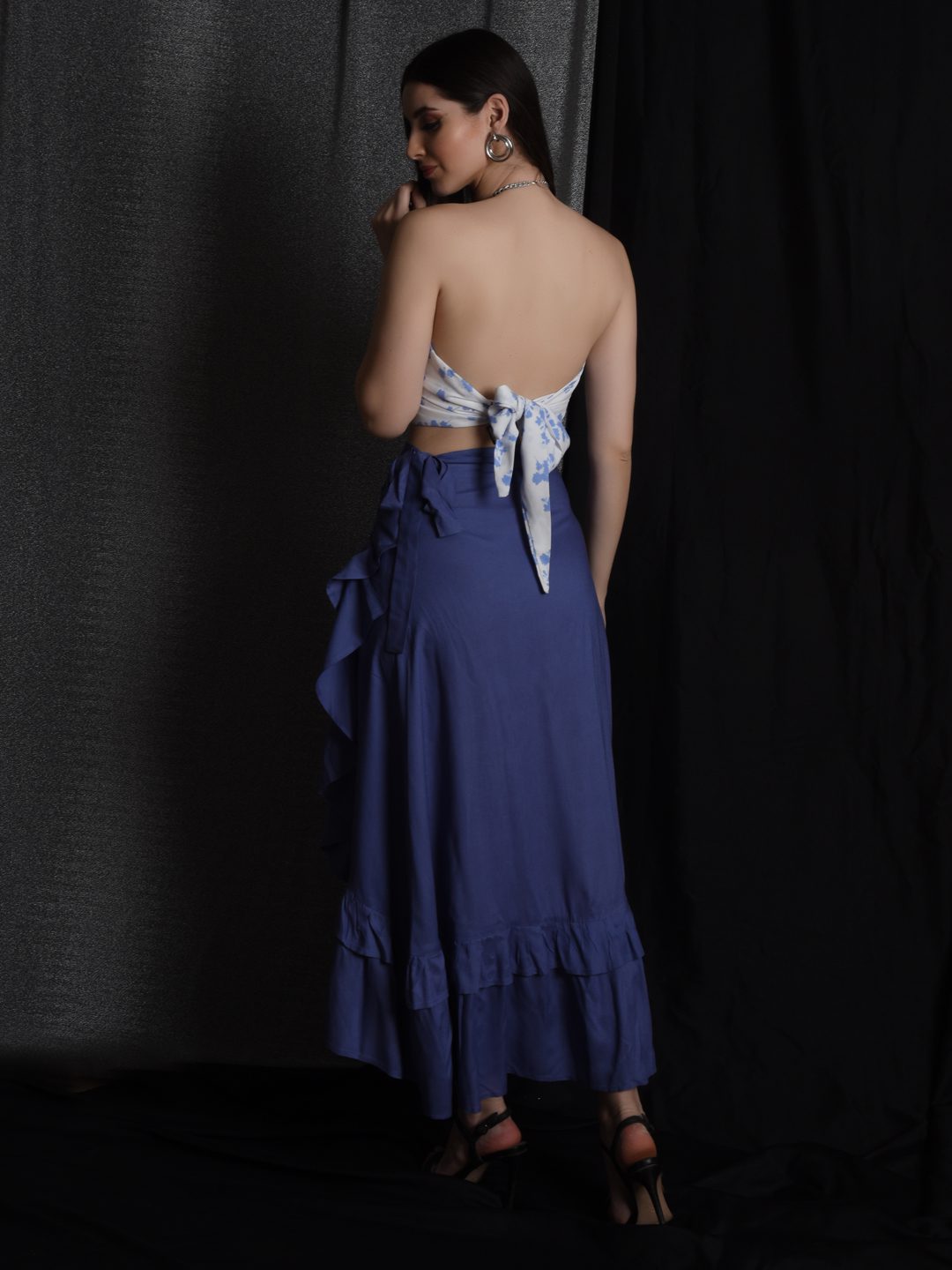 Flawless Women's Lavender Wrap Around Tie Knot Skirt - Stylish and Versatile Fashion Being Flawless