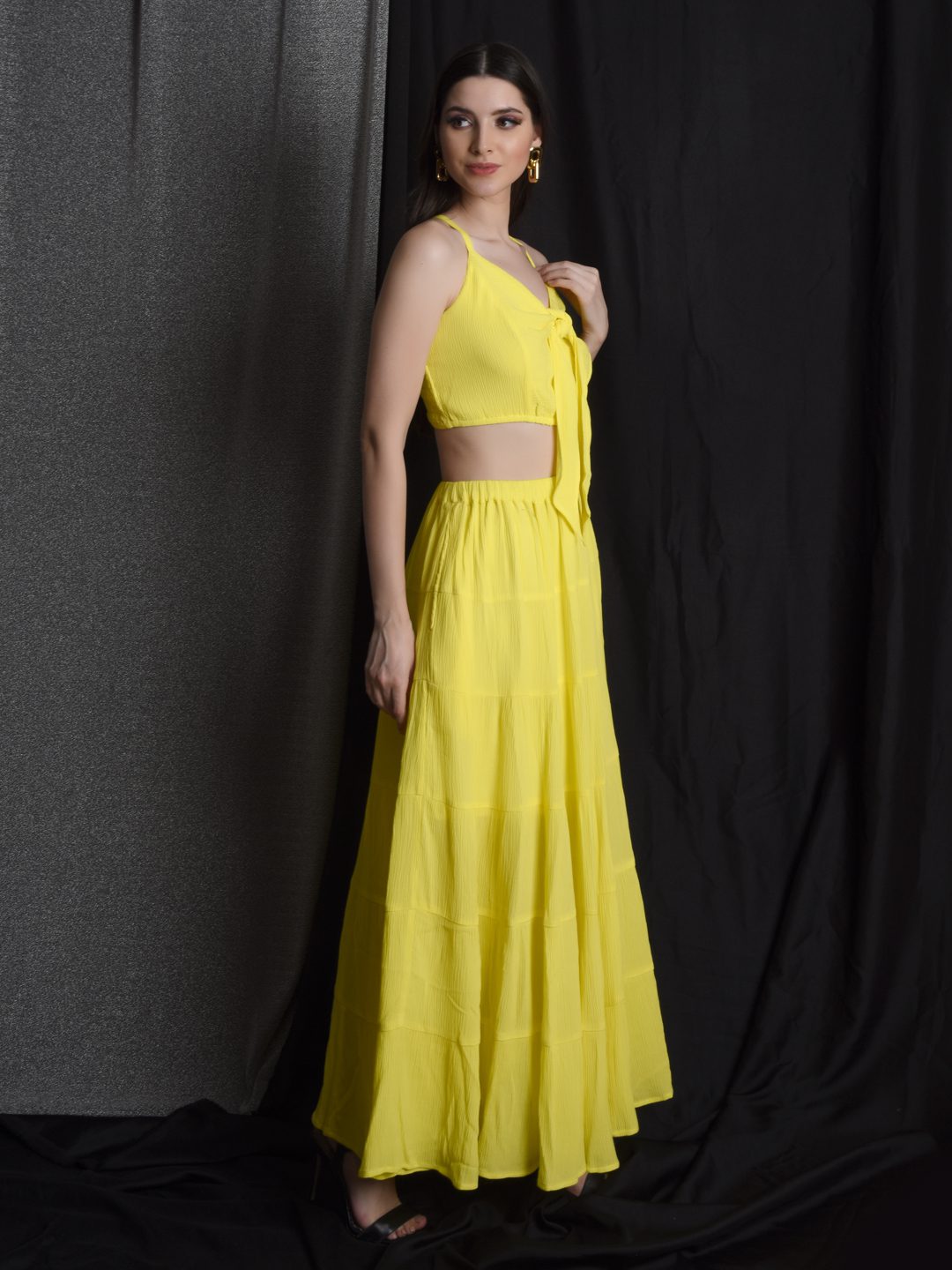 Flawless Women Yellow Co-ord Set | VICTORIA Being Flawless
