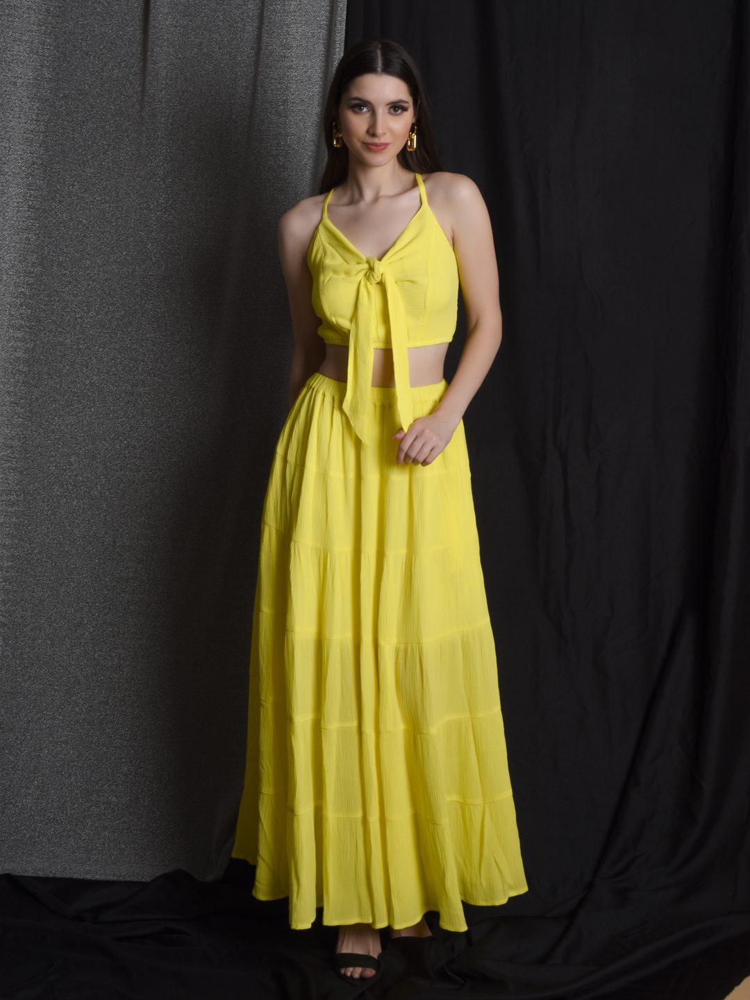 Flawless Women Yellow Co-ord Set | VICTORIA Being Flawless