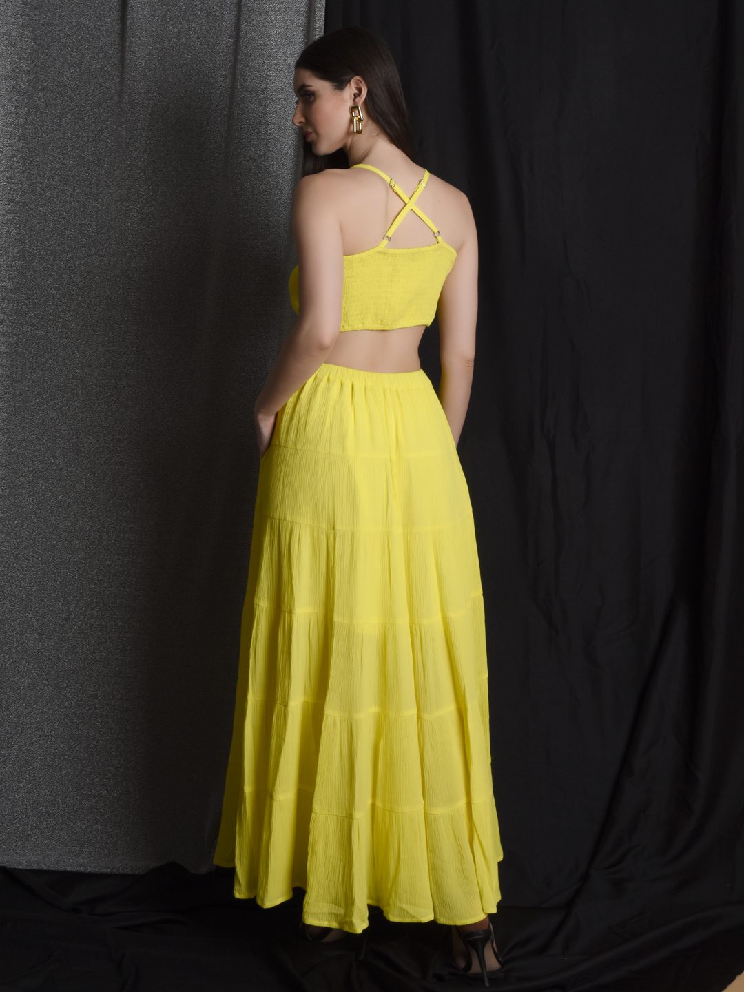 Flawless Women Yellow Co-ord Set | VICTORIA Being Flawless