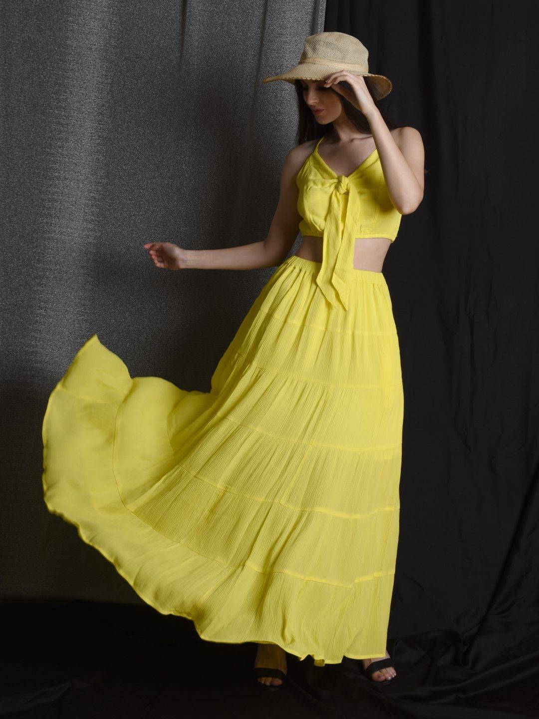 Flawless Women Yellow Co-ord Set | VICTORIA Being Flawless