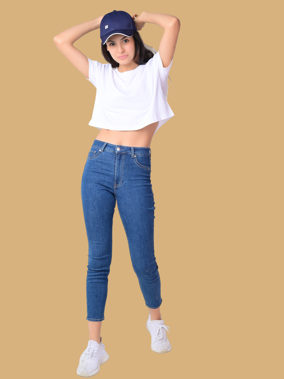 Flawless Women Wing White Crop Top Being Flawless