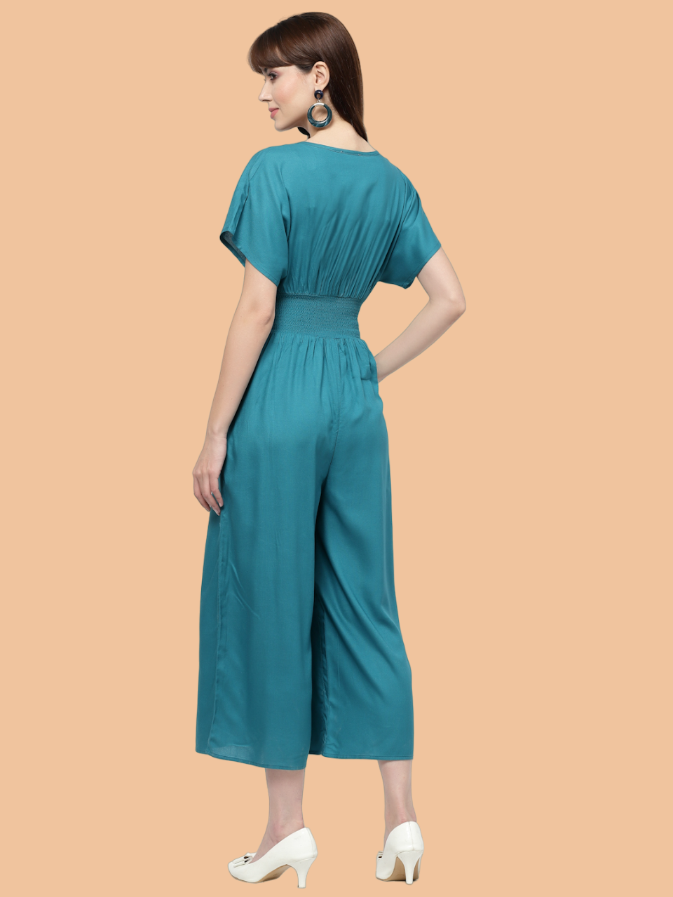 Flawless Women Thrive Teal Jumpsuit | JASMINE Being Flawless